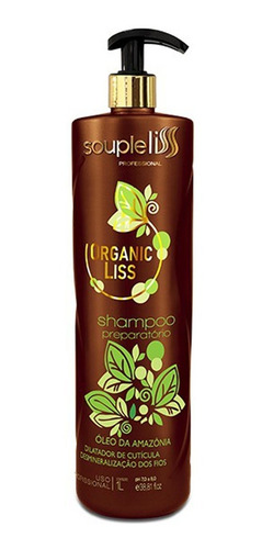 Shampoo Preparador Organic Liss Soupleliss 1l