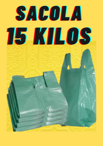 Sacolas Plasticas Estilo De Supermercado