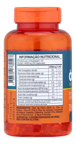Kit 2 Omega 3 Katiguá - 240 Cápsulas Sin Sabor
