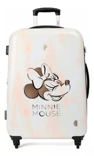 Maleta Porta Original 20 Kg Minnie Rosa Mediana