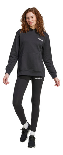 Conjunto Deportivo Adidas Casual Leisure Mujer Negro Jx0474