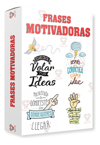 Kit Imprimible Frases Motivadoras Cuadritos Laminas 