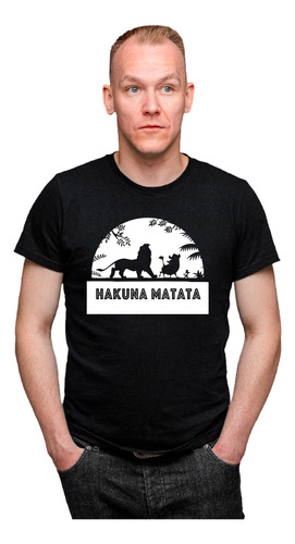 Remera Rey Leon - Hakuna Matata - Algodón 1ra Calidad