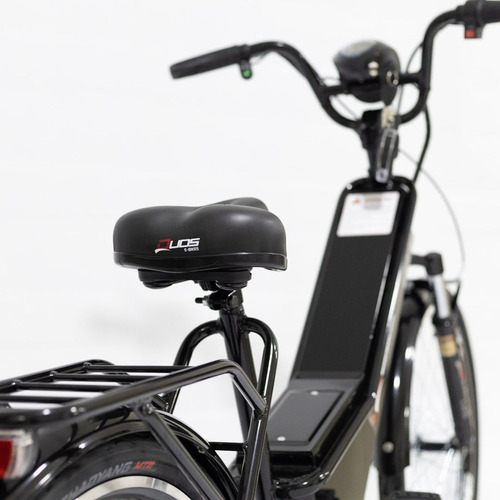 Bicicleta Elétrica 48v 13ah Confort Preta Com Cestinha