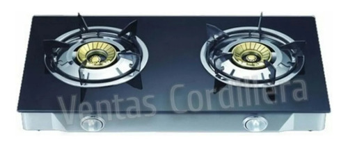 Cocina A Gas Portatil Vidrio Templado/encimera/ 2 Platos