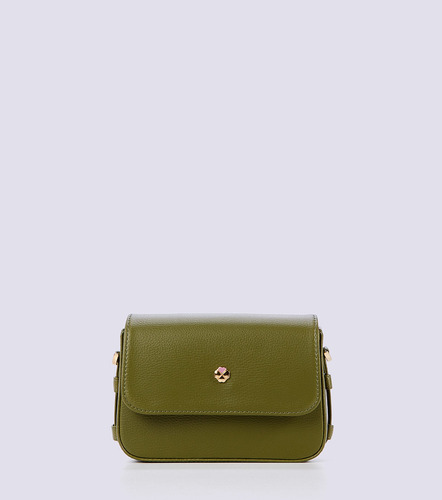 Bolso Para Mujer Tipo Bandolera Clover Color Verde