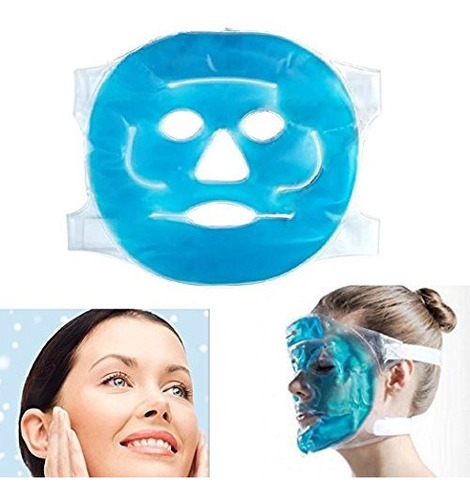 Mascarilla De Gel Para El Rostro Reutilizable Frio O Calor