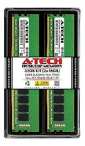 Comprar A-tech Ram, 32gb (2x16gb), Ddr4, 2133mhz, Dimm, Cl15