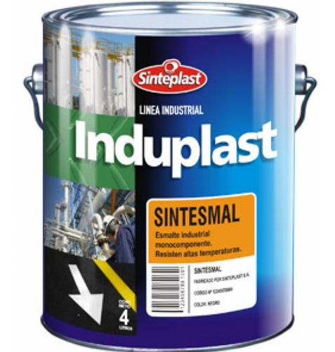 Pintura Alta Temperatura X 4lts Negro 450º Sinteplast