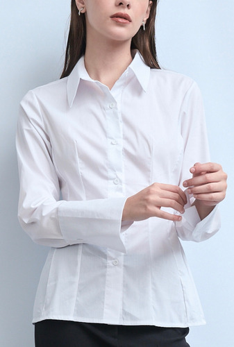 Camisa Blanca Entallada