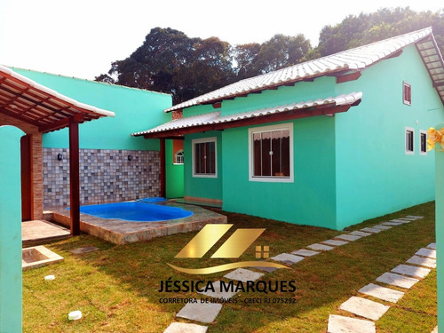 Imagem 1 de 14 de Dl-102.2 Casa 2 Quartos, Área Gourmet E Piscina Em Unamar