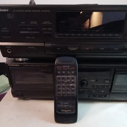 Technis Sintoamplificad Sa-gx170 + Casetera 110w +cd Pionner (Usado)