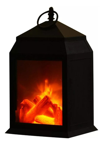 Linterna Lampara Decorativa Simulación Chimenea Colgante