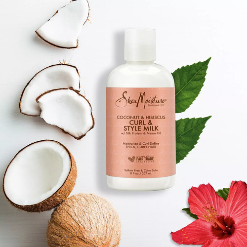 Leche Para Rizar Y Peinar Coco E Hibisco De Shea Moisture