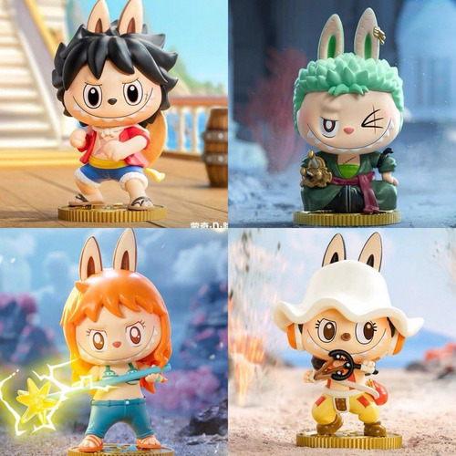 Labubu The Monster X One Piece Colección 12 Piezas Pop Mart