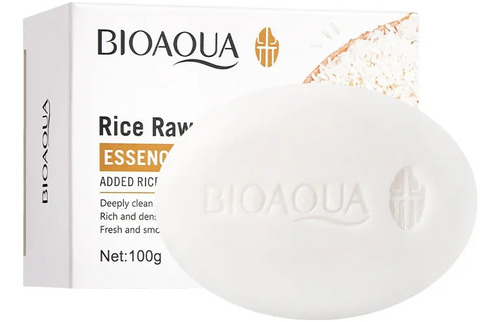 Jabon De Arroz En Barra Bioaqua - g a $159