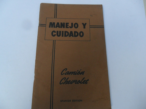 Chevrolet Pick Up 1948 1949 Manual Instrucciones 1950 Camion