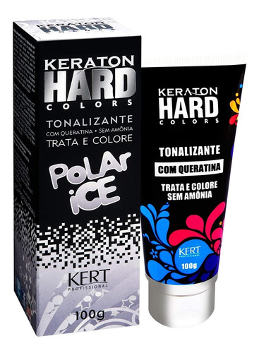 Tonalizante Sem Amônia Keraton Hard Colors Polar Ice Kert