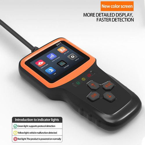 Obd2 Scanner Automotive Scan Scan Tester Tools Tela Colorida