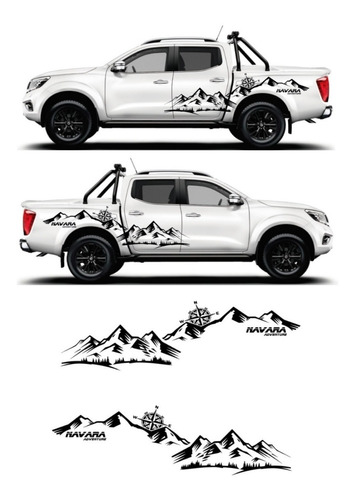 Adhesivo Nissan Navara Montañas Adventure