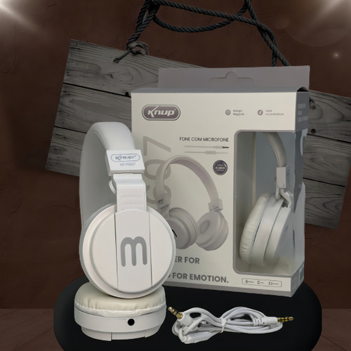 Headfone Com Cabo Removível E Microfone Fone De Ouvido Cor Preto, Branco, Azul, Verde, Amarelo E Rosa