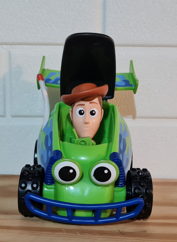 Figura Vehículo Rc Toy Story Disney Pixar Con Muñeco Woody (Usado)