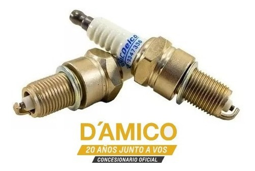 Imagen 2 de 8 de Kit Cables + Bujías Acdelco Spin Corsa Prisma 1.4 338/677