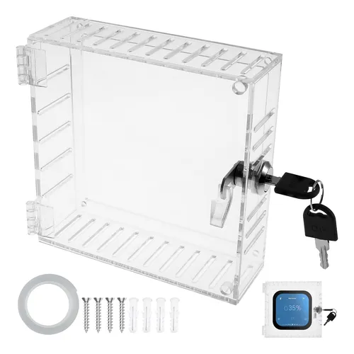 Caja Protectora Termostato Transparente Con Llaves Premium..