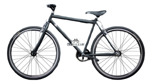 Bicicleta Urbana Ultra Ligera Negra Rines Aluminio Aerodinam