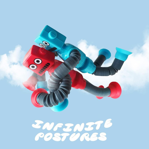 Figuras De Robot Flexibles Marca Juguete 4 Unidades Sistema Personaje Color