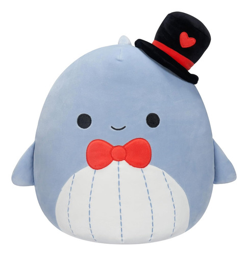 Peluche Squishmallows Samir Ballena Sombrero 30cm Original