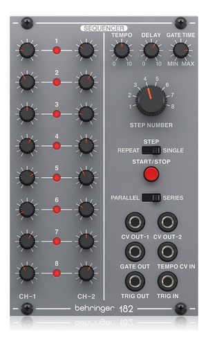 Modulo Behringer 182 Sequencer Para Eurorack De 16 Hp