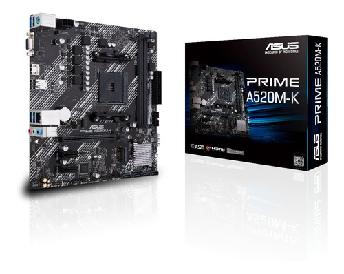 Placa Madre Asus Prime A520m-k Socket Am4