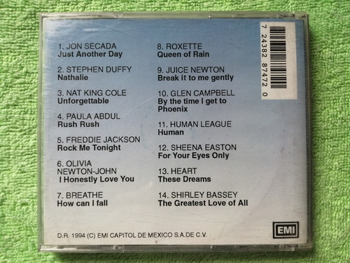 Eam Cd Missing You 3 1994 Roxette Heart Olivia Newton John