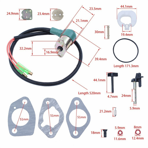 Kit De Reparación Y Reconstrucción De Carburador Para Honda