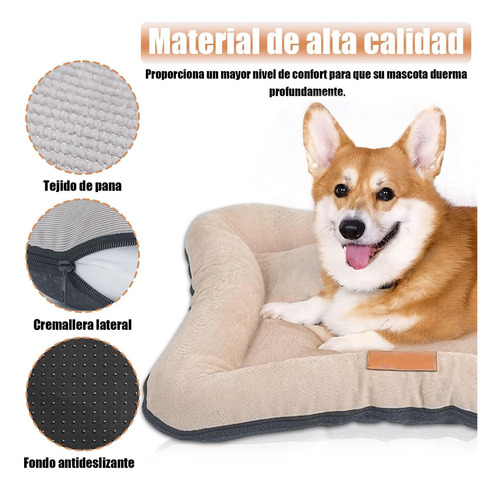 Cama For Perros Medianos, Alfombra Suave Y Esponjosa For