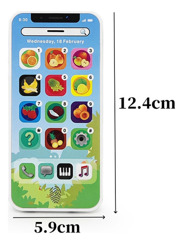 Jx Celular De Brinquedo Infantil Com Luz E Música