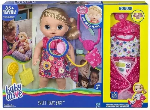 Muñeca baby sales alive lagrimitas