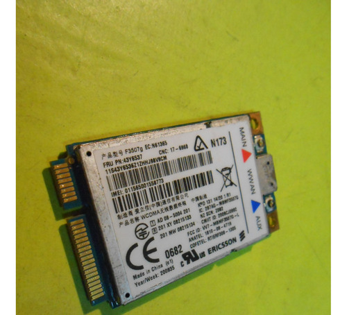  Placa Wifi Ericsson F3507g