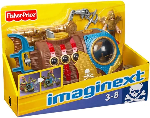 Imaginext Submarino Pirata Con Accesorios Nuevo