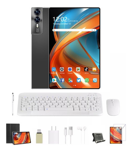 Tablet S12 Gpt Android 13 512gb +12gb Ram Con Teclado