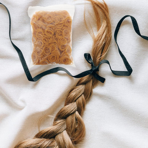 1 Bolsa De Gomas Elásticas Permanentes De Peluquería, Prácti