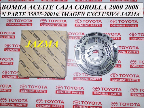 Imagen 1 de 6 de Bomba Aceite Caja Corolla 2000 2008 Original Toyota