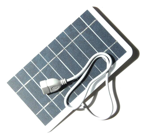 Cargador Solar De Silicona Para Acampar, Banco Impermeable P