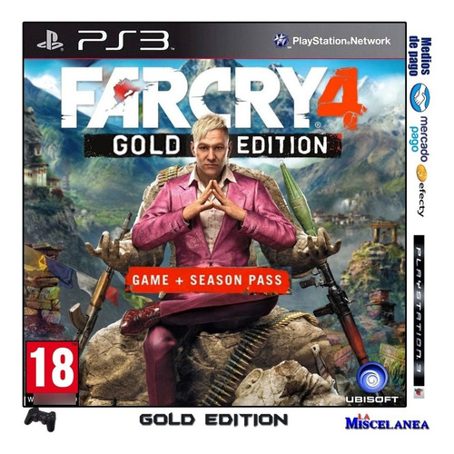 Far Cry 4 Gold Edition Ps3 Digital Cuotas Sin Interes