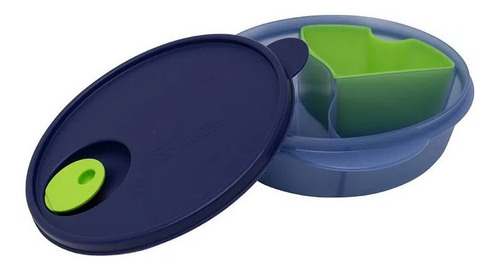 Tupperware Marmita Cristalwave Divisórias 900ml