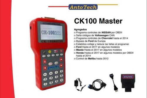 Imagen 2 de 3 de Ck100 Máster Programador De Llaves