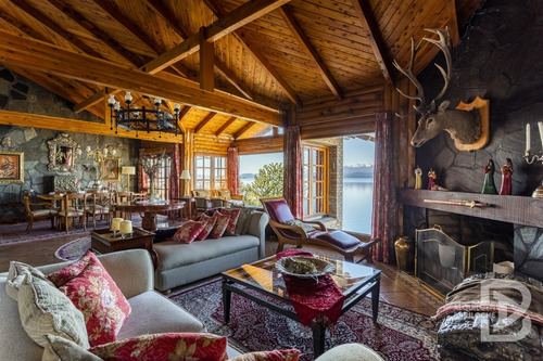 Imagen 1 de 23 de Alquiler Casa En Bariloche Con Costa De Lago Nahuel Huapi. 10 Pax. Km5. 360.
