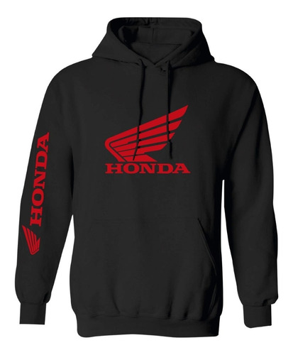Sudadera Modelo Honda Wing Logo Estampado En Vinil
