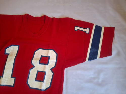Jersey Nfl Pats Patriotas Sand Knit Vintage De Juego Mediano